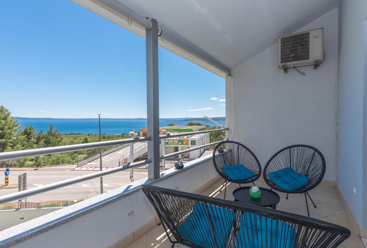 Deluxe 3 Bedroom Apartment With Sea View Baska Voda Exterior photo